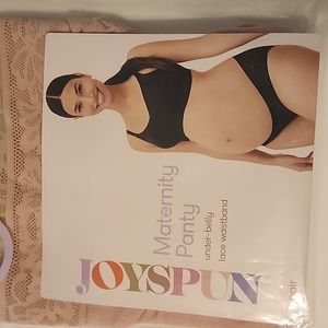 Joyspun (pk of 3)Maternity pant undrbelly lace waistband size small(4-6)